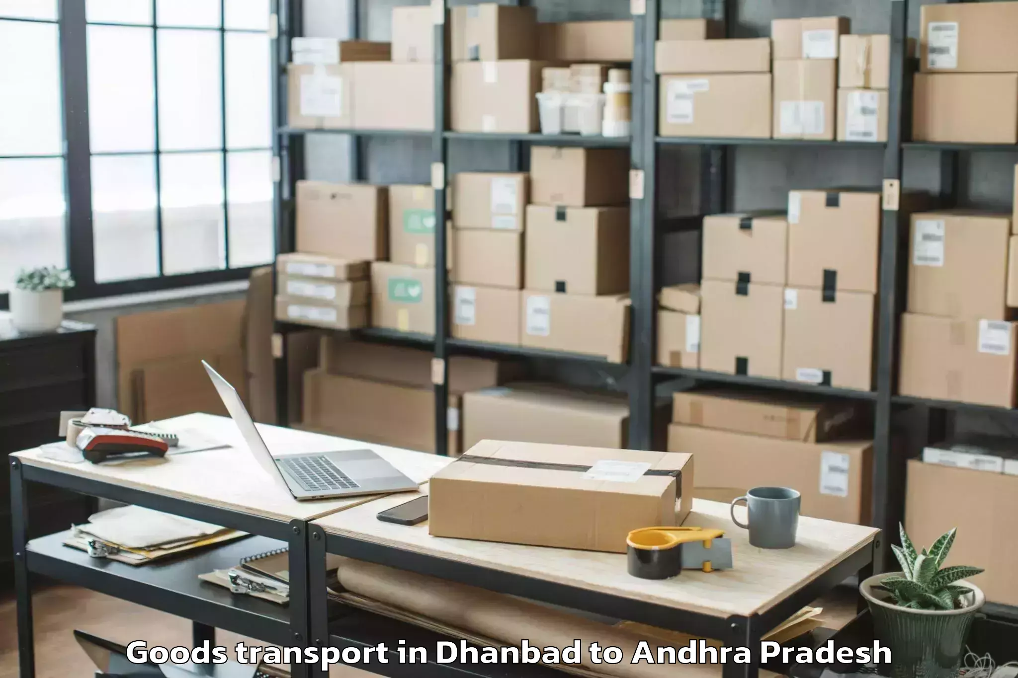 Professional Dhanbad to Mulakalacheruvu Goods Transport